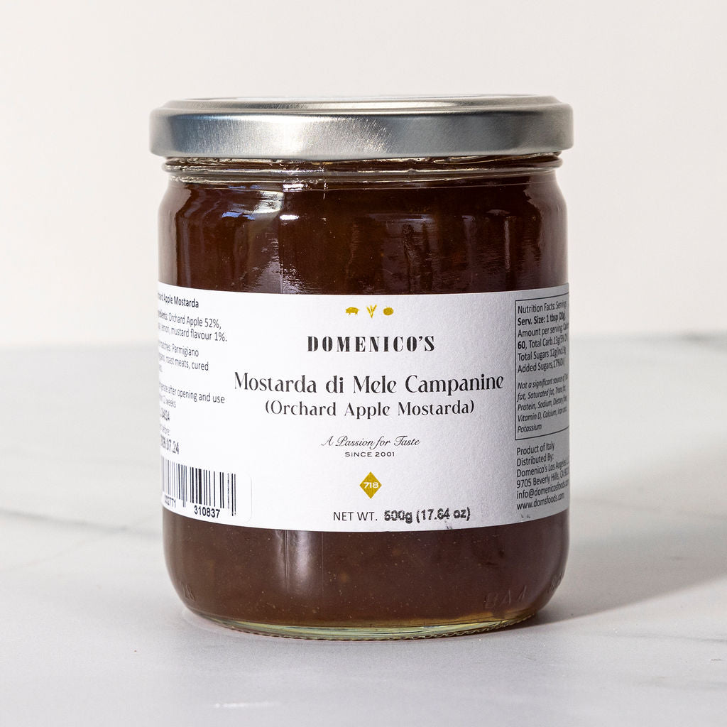 Domenico's Mostarda di Mele Campanine - Orchard Apple Mostarda (500g) - 6ea Case