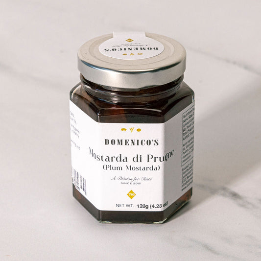 Domenico's Mostarda di Prugna - Plum Mostarda (120g) - 6ea Case