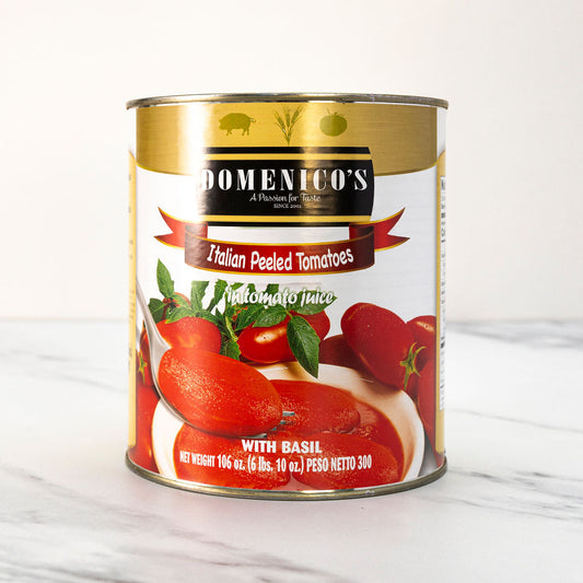 Domenico's Pomodori Pelati Italiani - Italian Peeled Tomatoes (3Kg) - 6ea Case