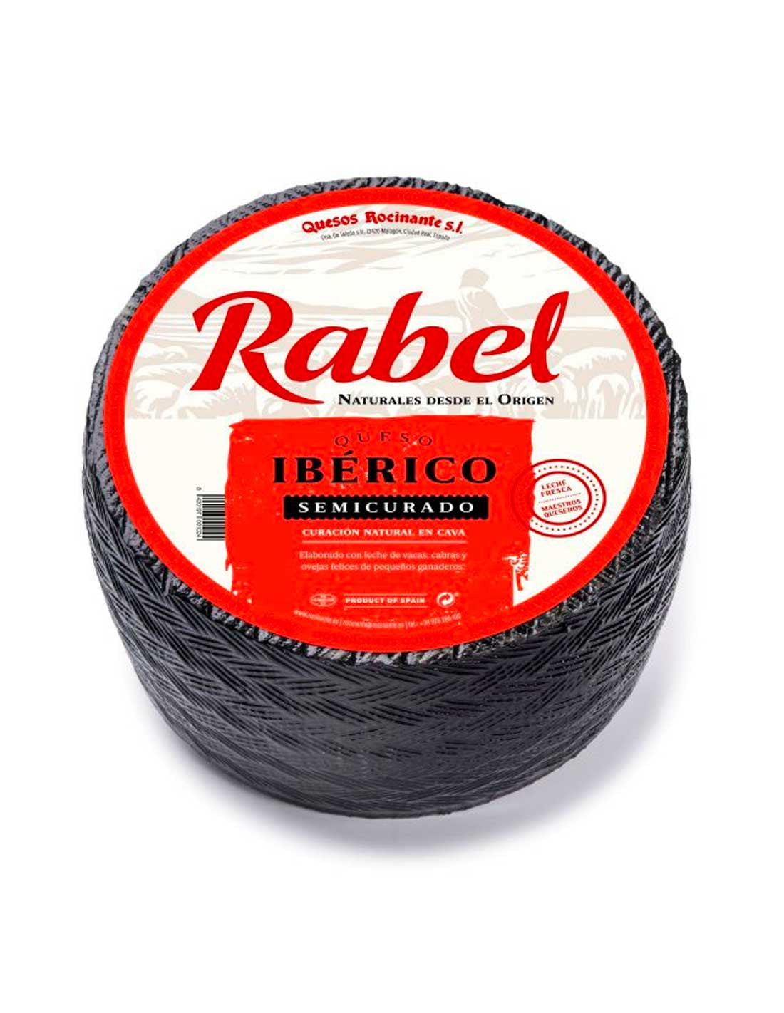Iberico 3 Milk Cheese Rocinante Rabel Semicurado - 7lb Wheel
