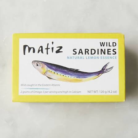 Matiz Wild Sardines in Oil & Lemon (4.2oz/120g)