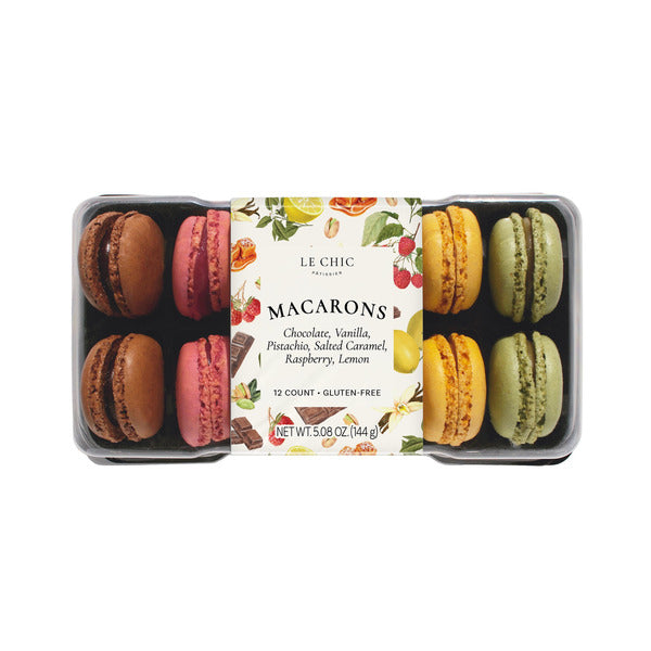 Le Chic Macarons Assorted (12ct)