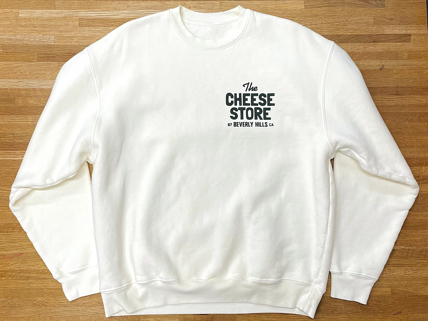 Crew Sweatshirt Cream with Print - CSBH