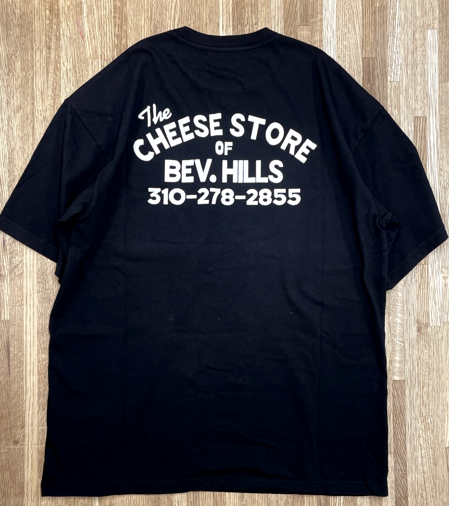 Unisex Tee-Shirt Black with White Print - CSBH