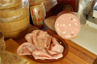 mortadella meat