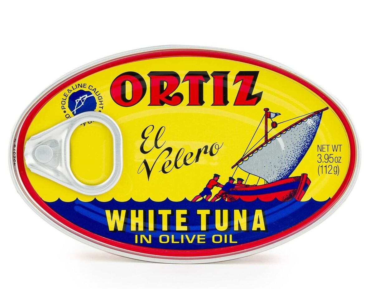 Ortiz White Tuna in oil Oval Tin (112g) - 12ea Case