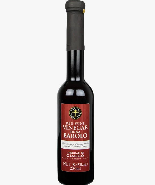 Barolo Red Wine Vinegar, (250ml) - 6ea Case