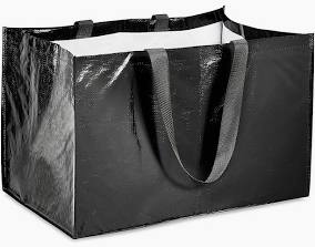 Cheese Store Printed Catering Tote Bag Black - 22X14X13 - 100ea Case