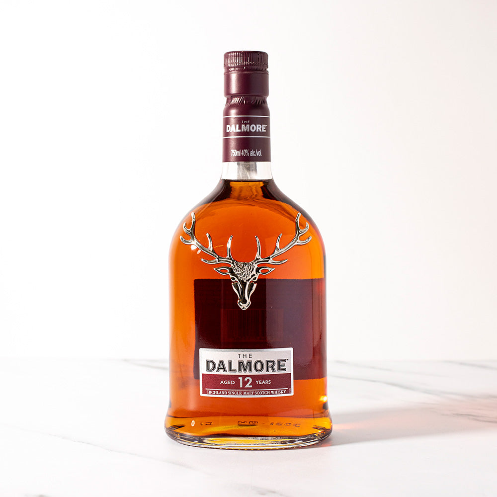 Bottle of The Dalmore 12 aged years whisky